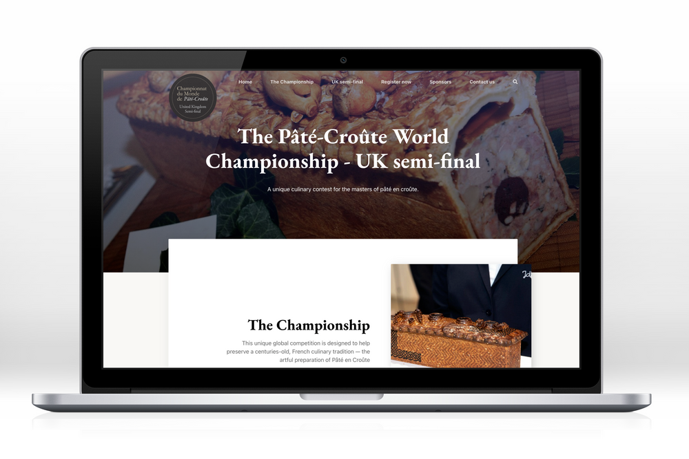 Website for the World Pâté-Croûte Championship - British Semi-Final